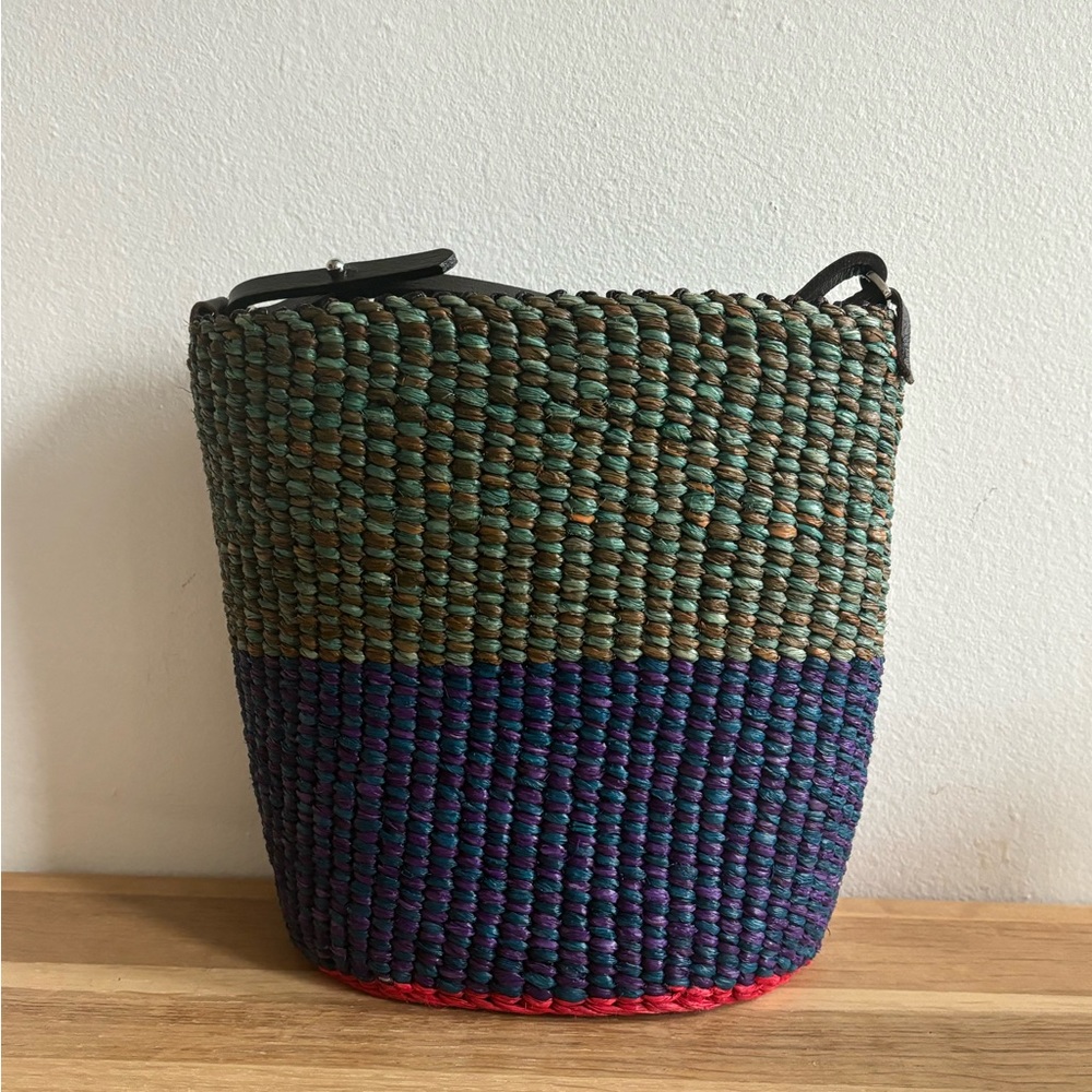 Aaks Raffia Crossbody Bag